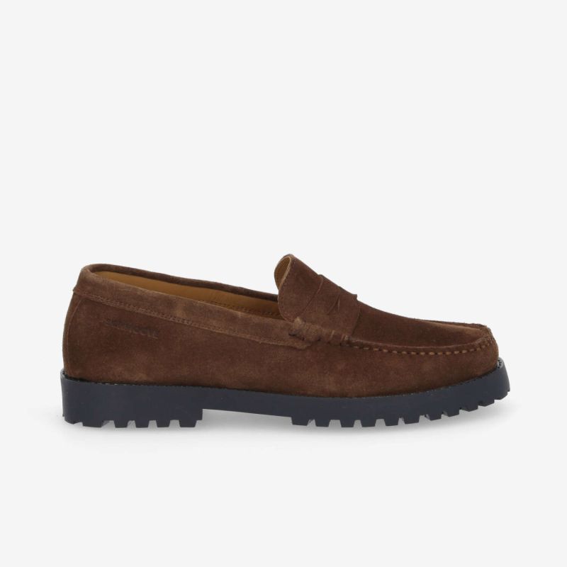 SOHO MOC M - SUEDE -  MARRON